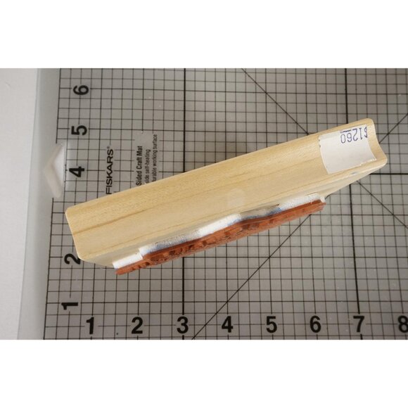 Large Snowflake #2 2404 COMOTION Rubber Stamp Winter Theme Vintage - Picture 5 of 5